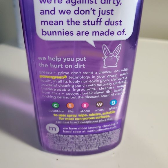 METHOD Lavender All-Purpose Surface Cleaner, 28 FL OZ - Picture 3 of 3